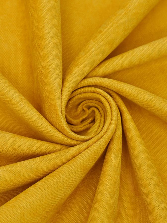 Комплект штор Канвас Bacio на люверсах желтый
