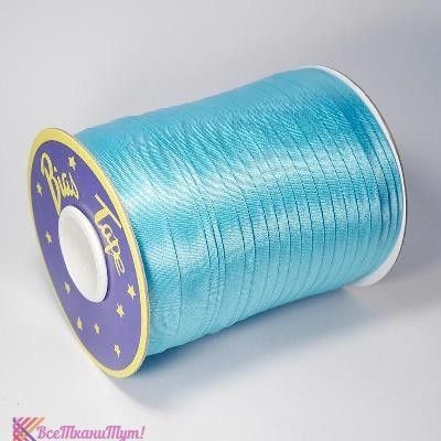 Косая бейка бирюзовая