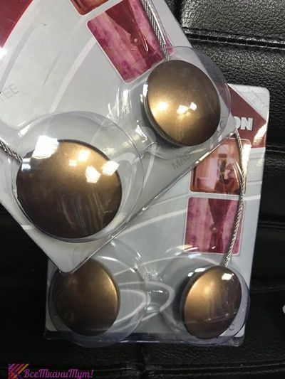 Магнит для штор Круг матовый